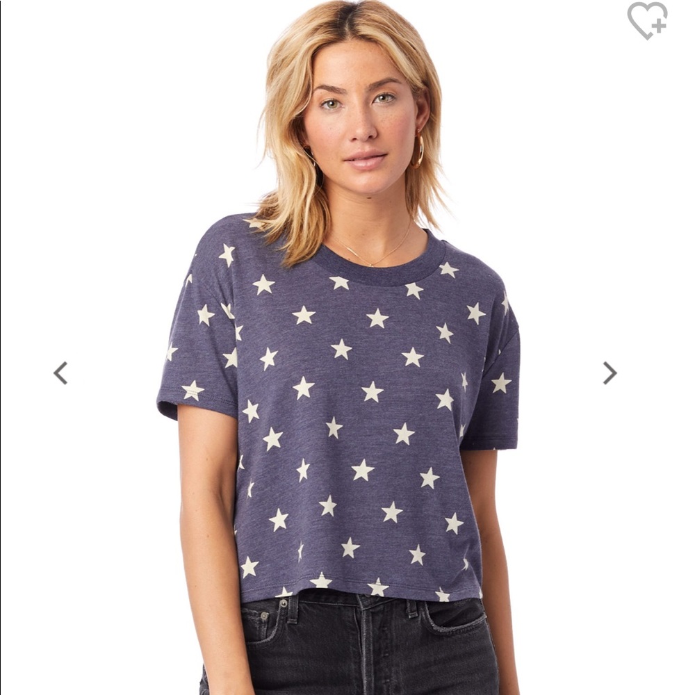 NWOT- Alternative Apparel Vintage Cropped Tee